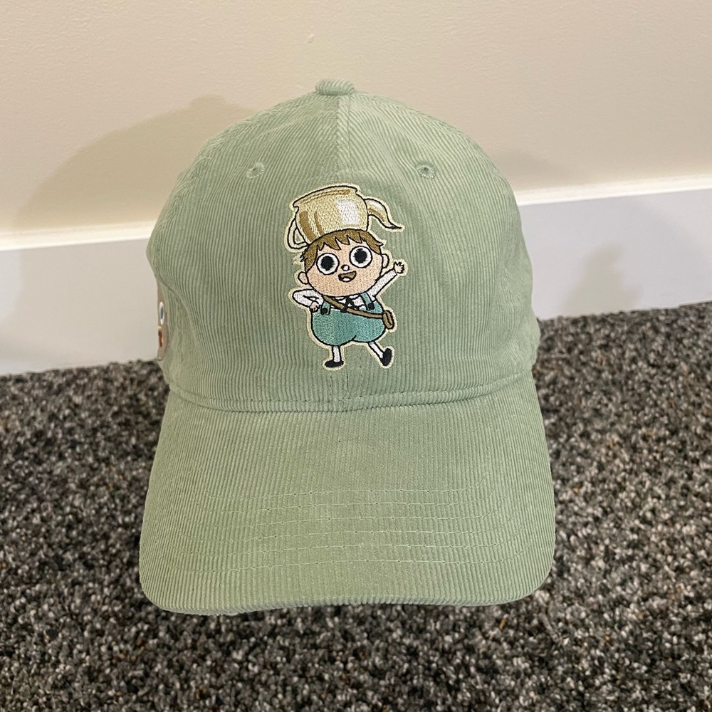 Over the Garden Wall Green Corduroy Hat